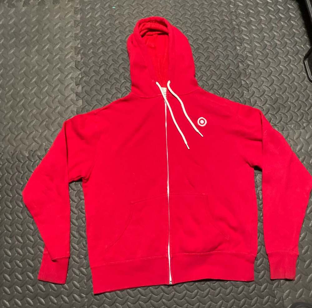 Target Red Zip-Up Hoodie